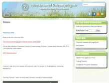 Tablet Screenshot of osteomyology.co.uk